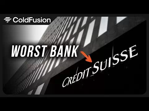 Credit Suisse - The Worst Bank on Earth?