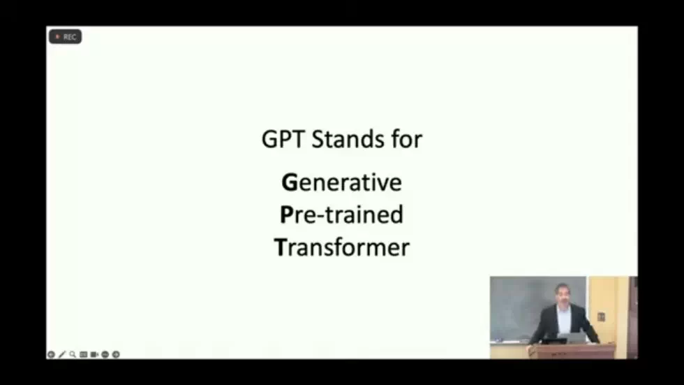 How GPT/ChatGPT Work - An Understandable Introduction to the Technology - Professor Harry Surden 07