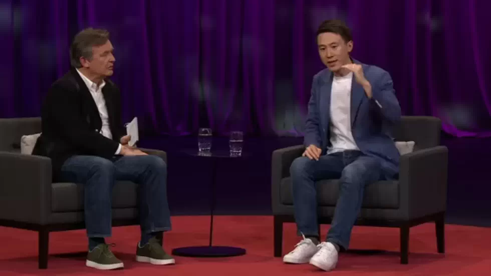 TikTok CEO Shou Chew on Its Future — and What Makes Its Algorithm Different | Live at TED2023 07